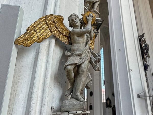 Danziger Rechtstadt: Engel in der  Marienkirche 