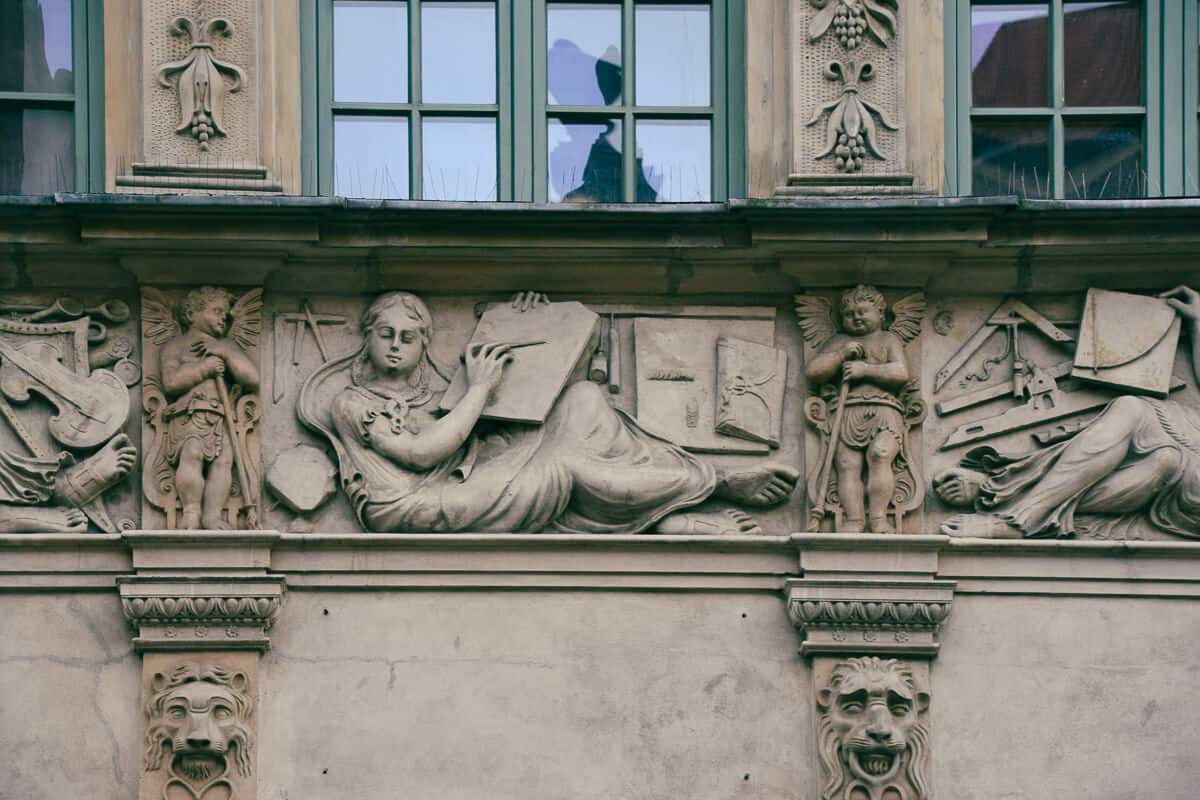 Städtetrip nach Danzig: Häuserfassade in der Langen Gasse in der Rechtstadt