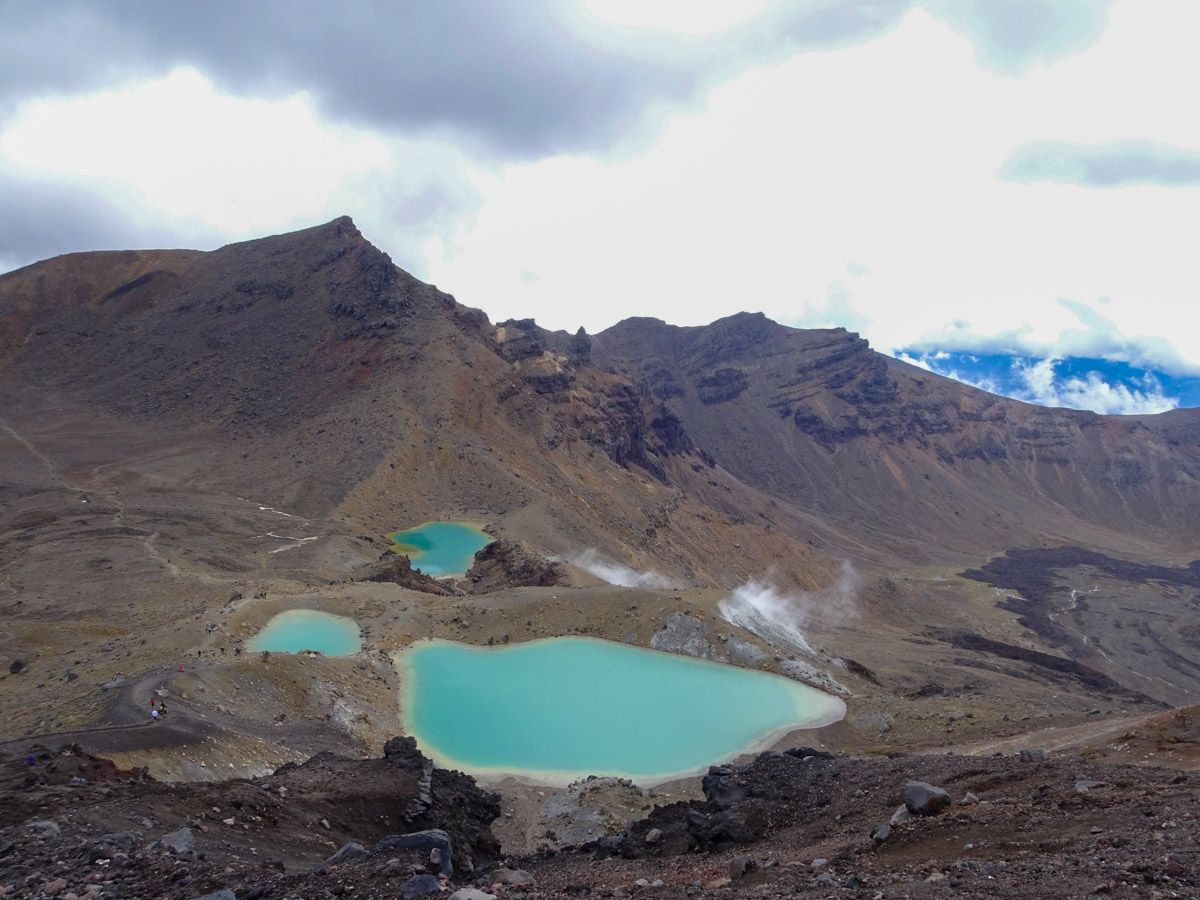 Neuseeland: Tongariro Crossing, Vulkanseen