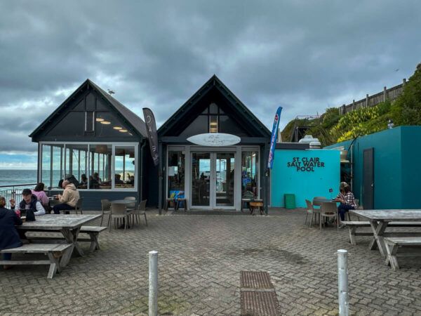 Highlights Dunedin: St Clair Beach  mit Café