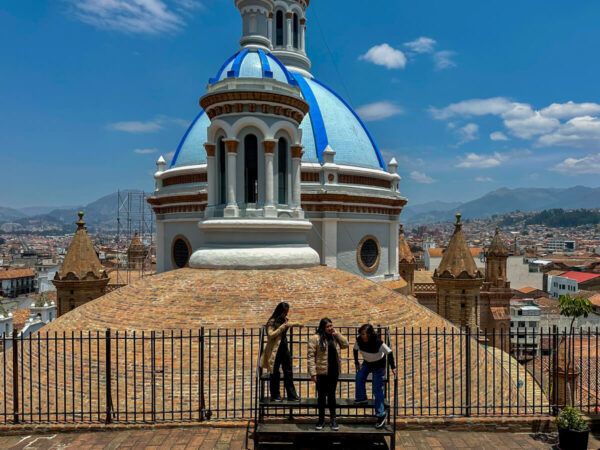 Cuenca, Ecuador: auf dem Dach der Kathedrale
