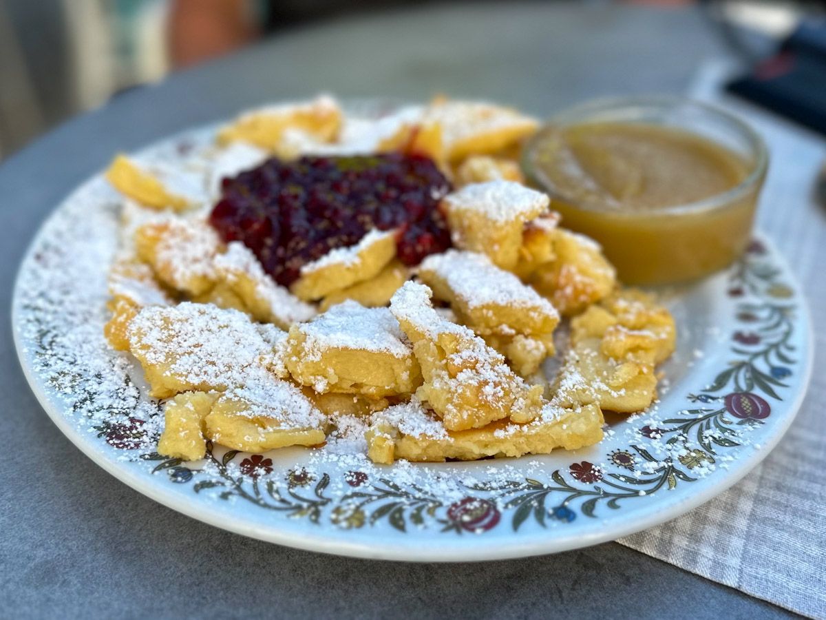 Kaiserschmarren im Gasthaus Hirschbichel