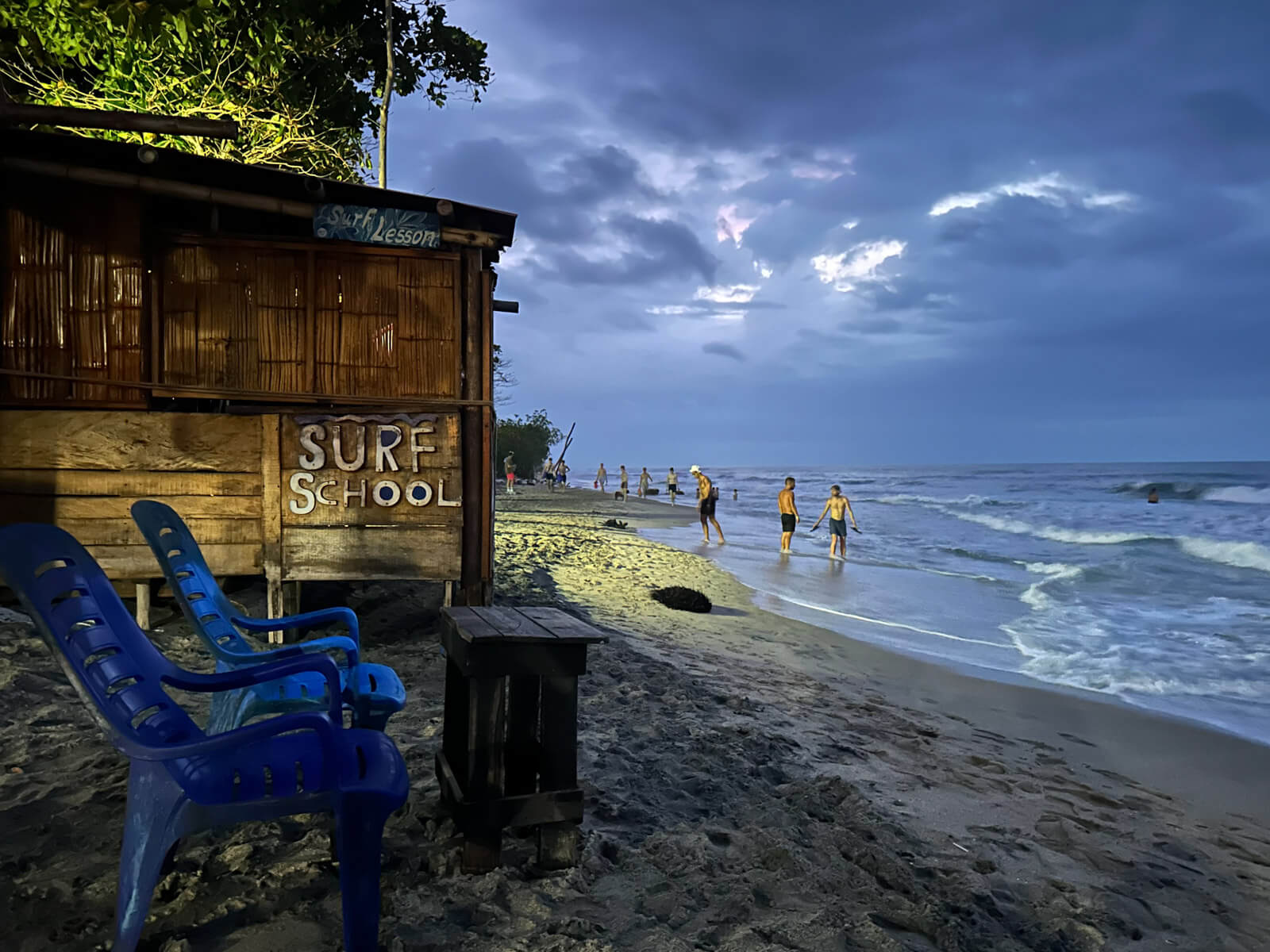 Abendstimmung am Strand von Palomino
