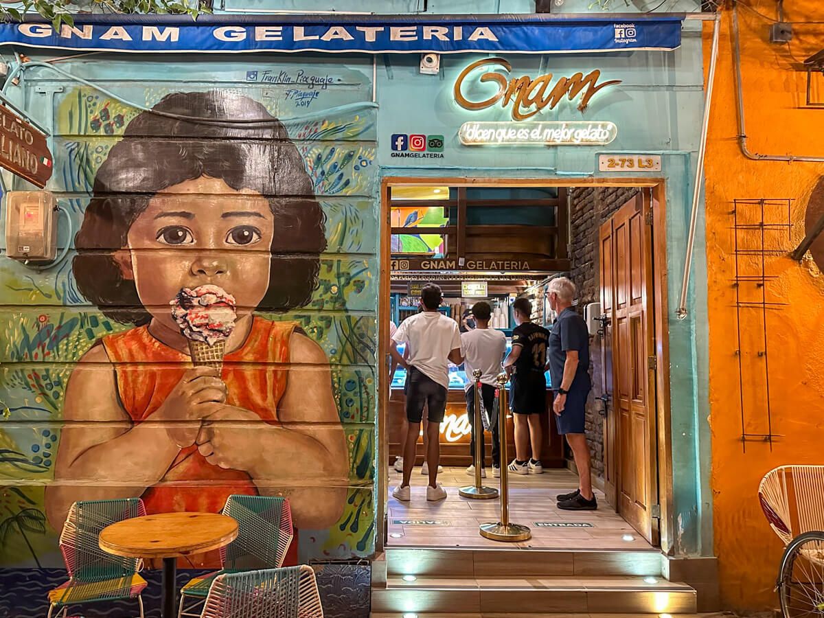 Kolumbien: Eisdiele in Santa Marta