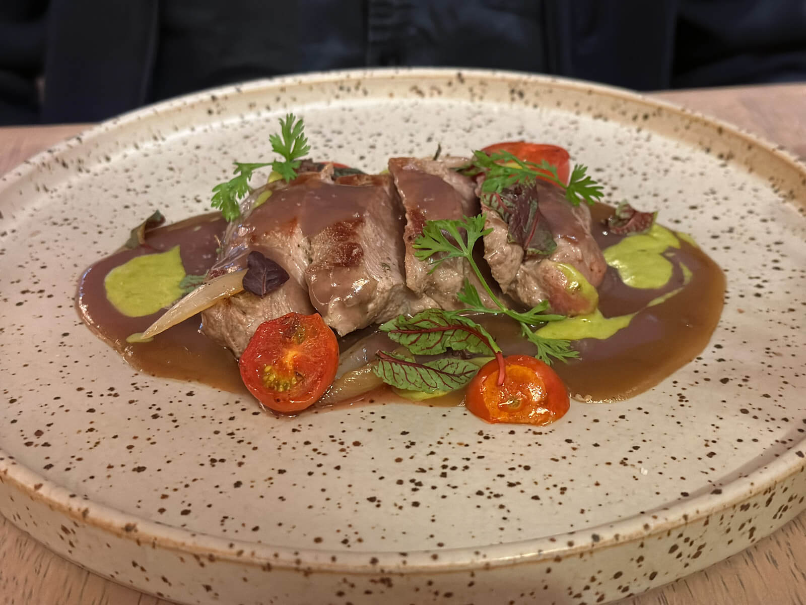 Alpakafleisch auf dem Teller