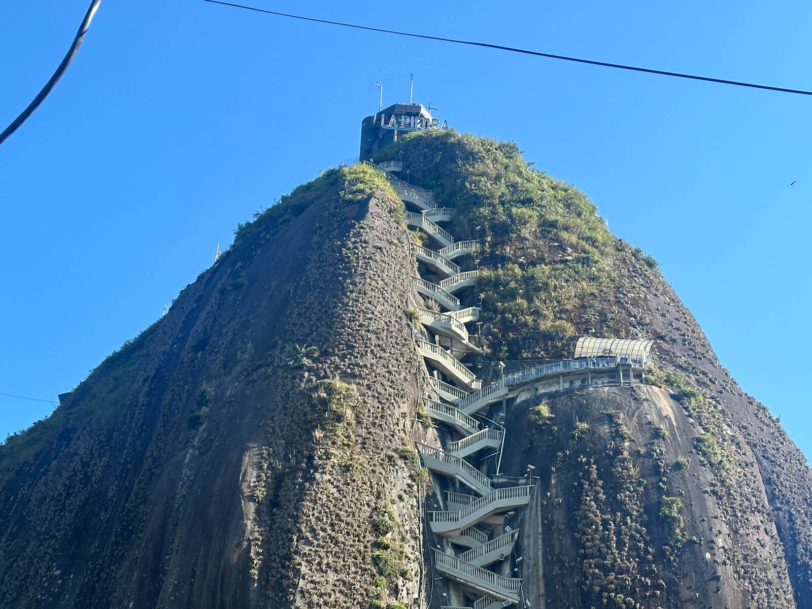 Treppe auf den Peñon