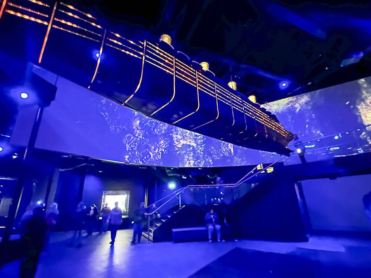 Ausstellung im Titanic Museum 