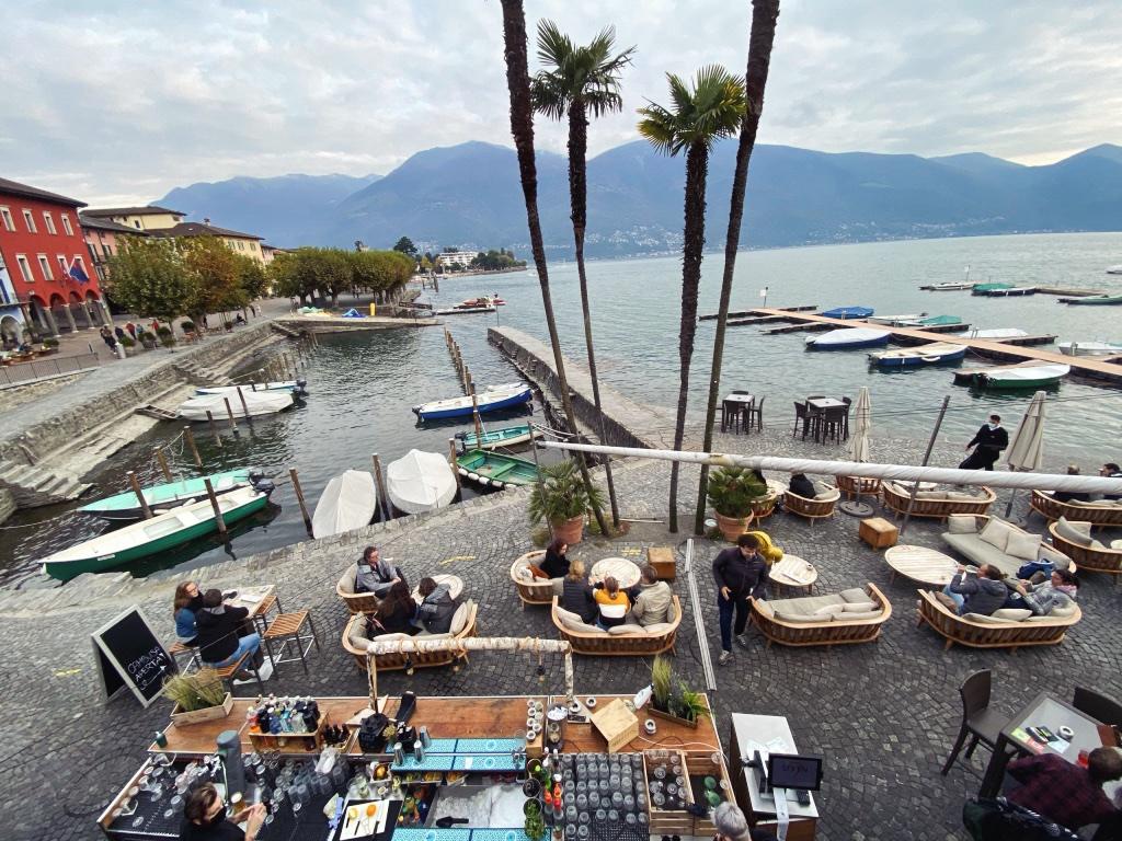 Loungebar am Lago Maggiore