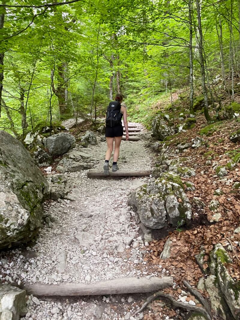 Aufstieg zur Höllentalklamm