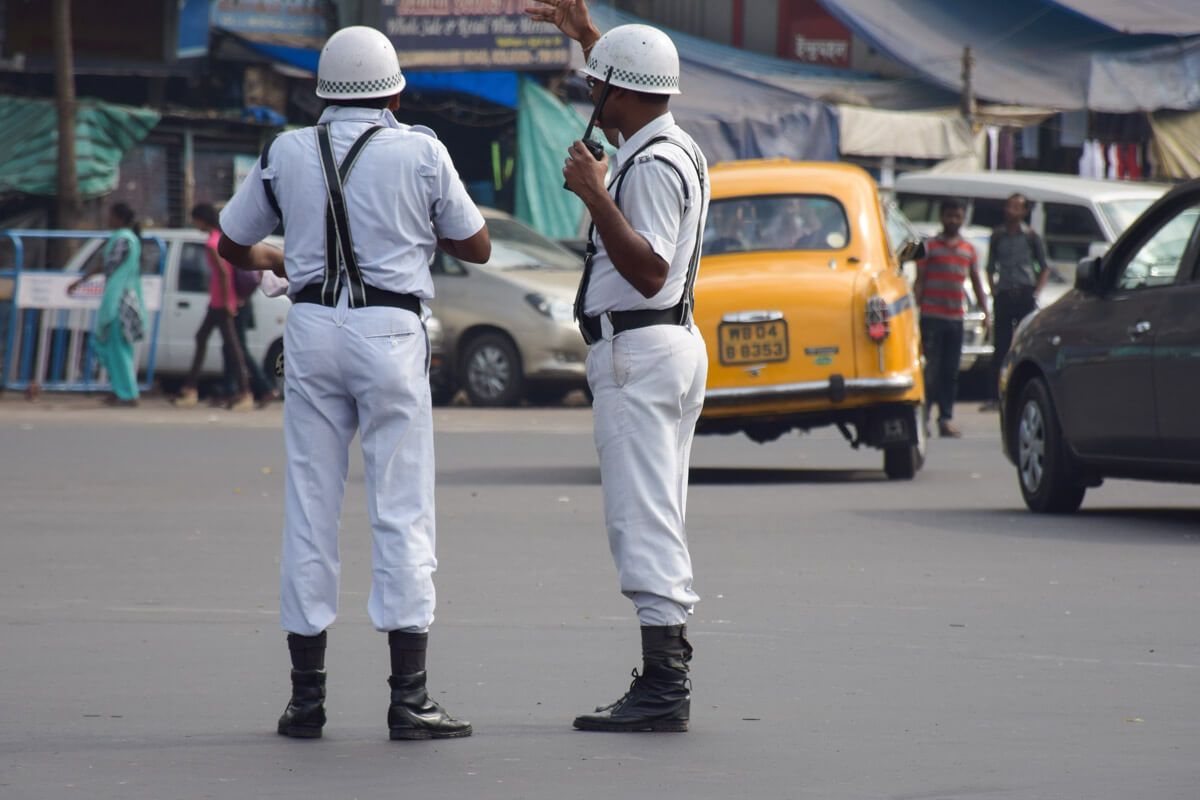 indien kalkutta polizisten |