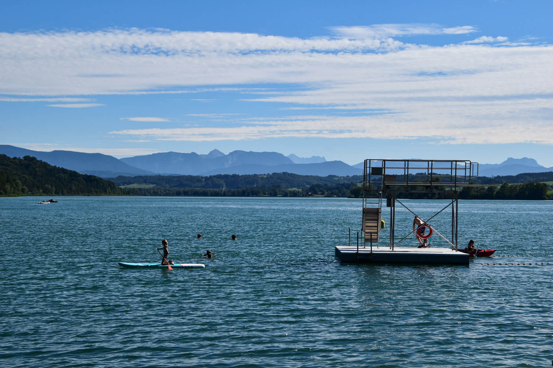 10 traumhafte Radtouren in Oberbayern zwischen München und Berchtesgaden 35 berchtesgadener land panorama waging grosse runde strandbad 2 |