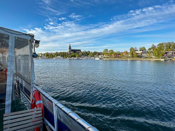 Mit dem Zug durch Finnland: Helsinki – Turku – Tampere 55 Turku, Schärengarten: Blick vom Schiff auf Naantali