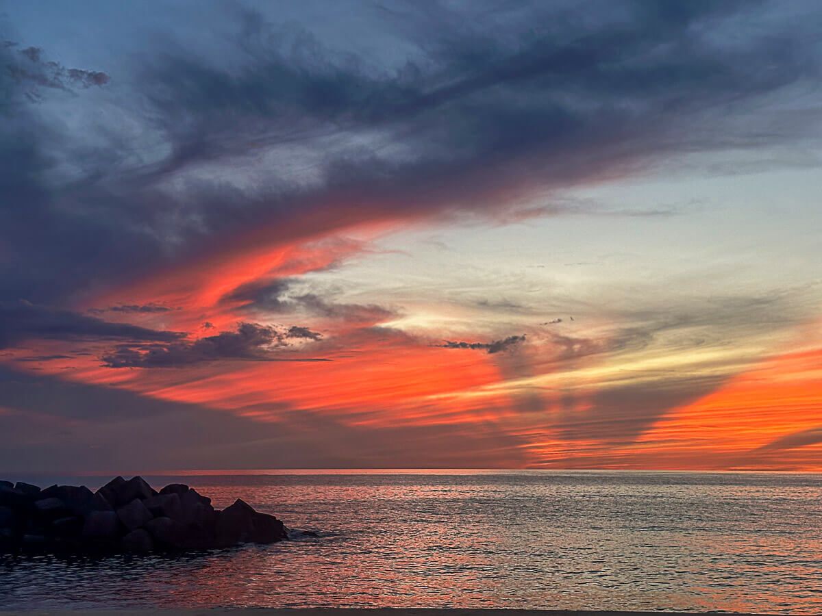 Sonnenuntergang am Meer