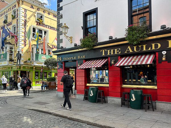 Der ikonische Pub mit dem Namen "Temple Bar"