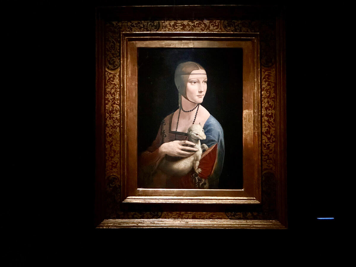 Bildnis der Frau mit dem Hermelin