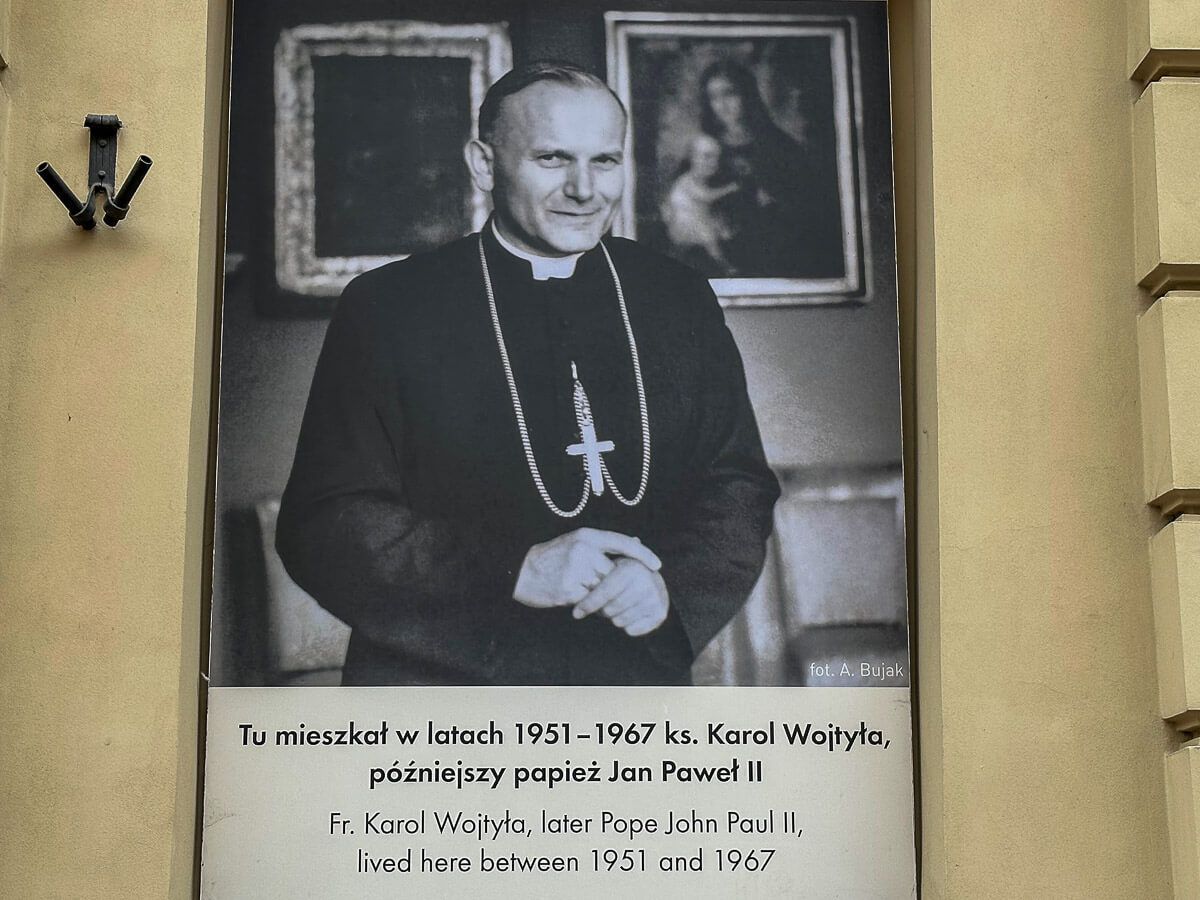Foto von Karol Wojtyła als junger Mann