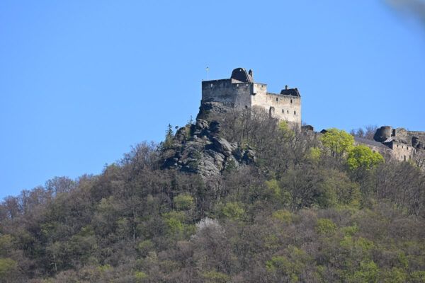 Burgruine auf einem Felsen