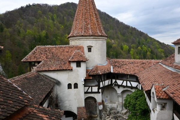 Innenhof von Schloss Bran