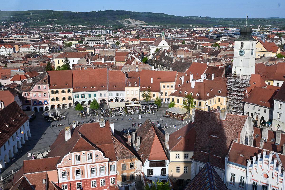 Blick vom Turm auf den Kleinen Ring