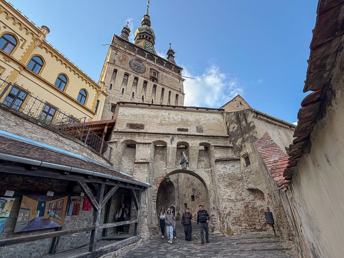 Aufgang zur Altstadt von Sighisoara 