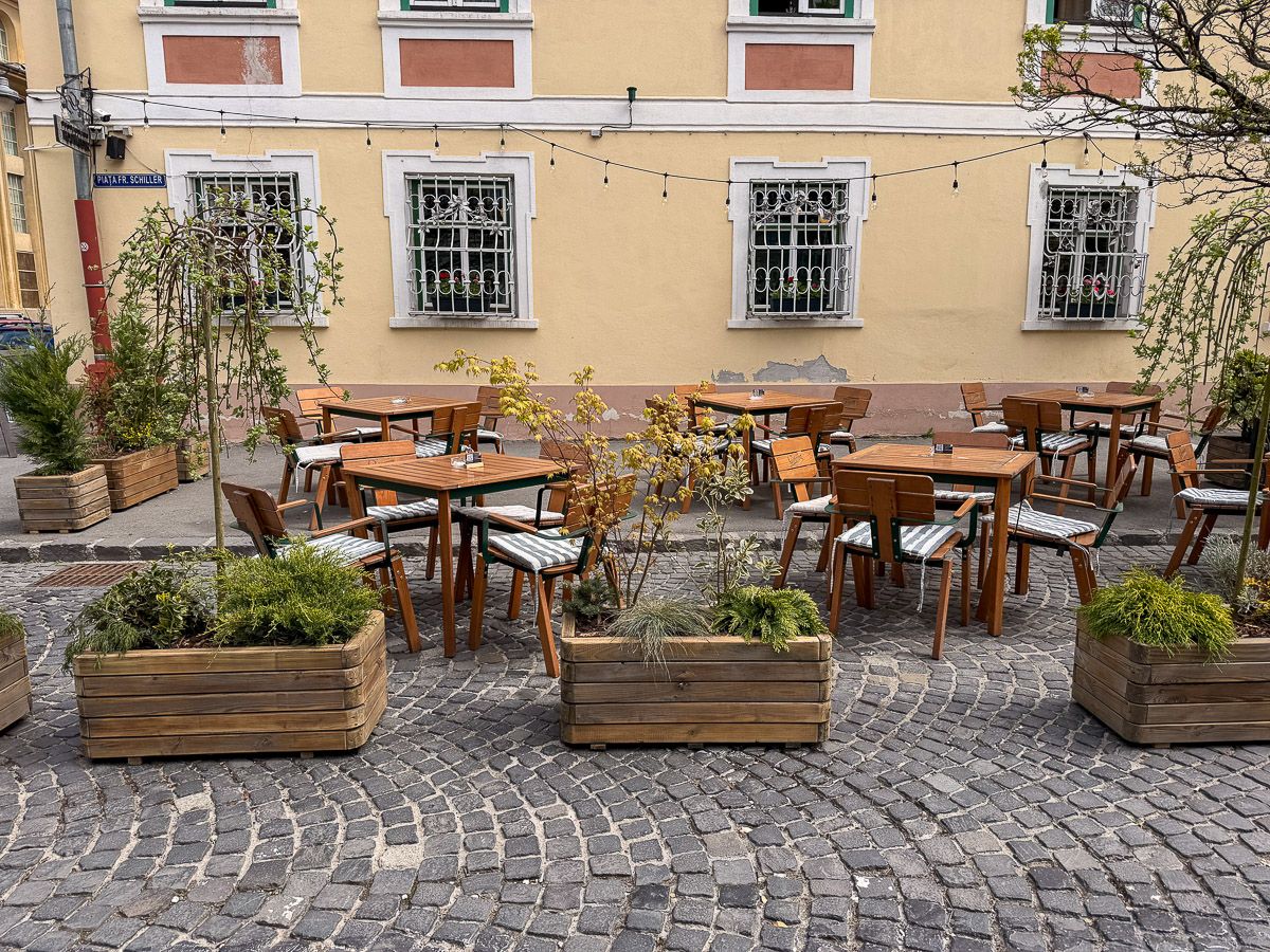 Terrasse des Restaurants Hochmeister