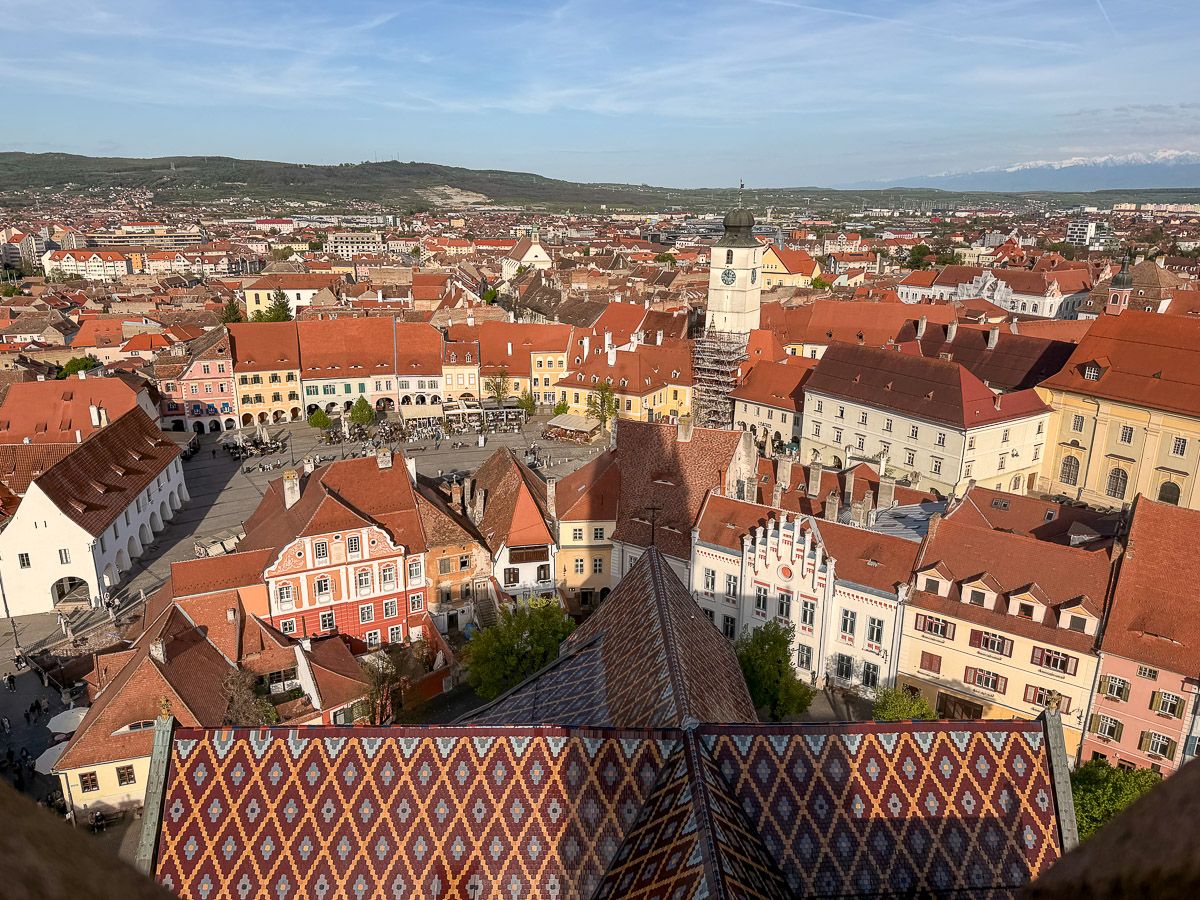 Blick auf den Kleinen Ring und die Neustadt dahinter