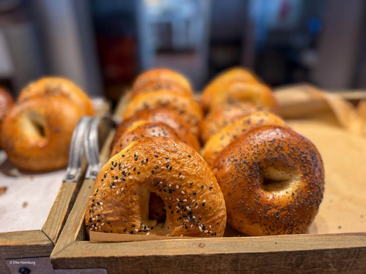 Bagels in Kiste