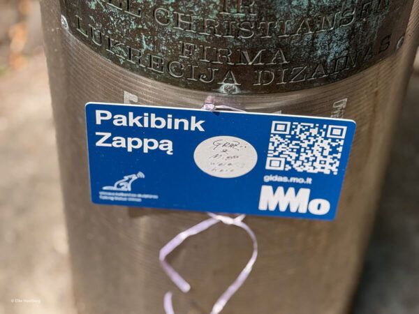 QR-Code mit Infos zum Zappa-Denkmal