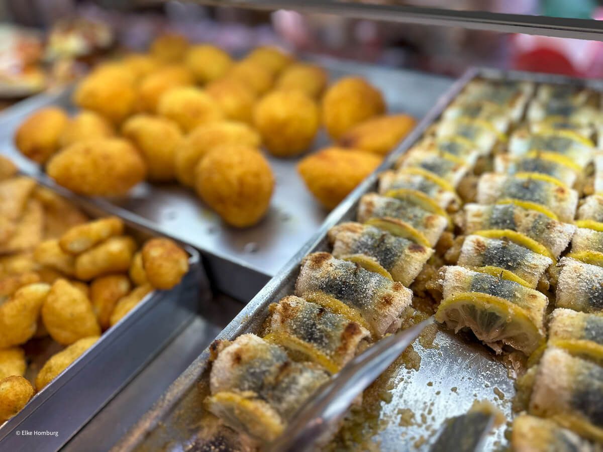 Städtetrip Palermo: Street Food auf dem Markt